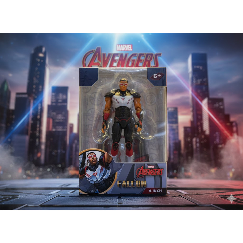 Mô Hình Marvel Avengers Falcon 4 Inch – ZD Toys ZC34 Chính Hãng