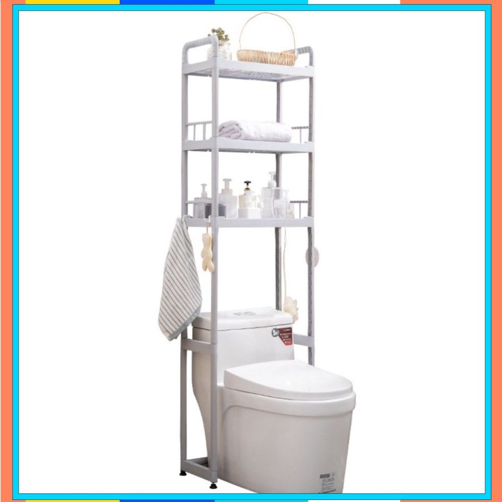 Kệ NHÀ TẮM Tiện Lợi ABS JAPAN Toilet Seat 3F 💯Store VN💯