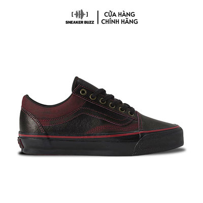 Giày Vans LX Old Skool Leather Dark Red/Black VN000EDAKRK