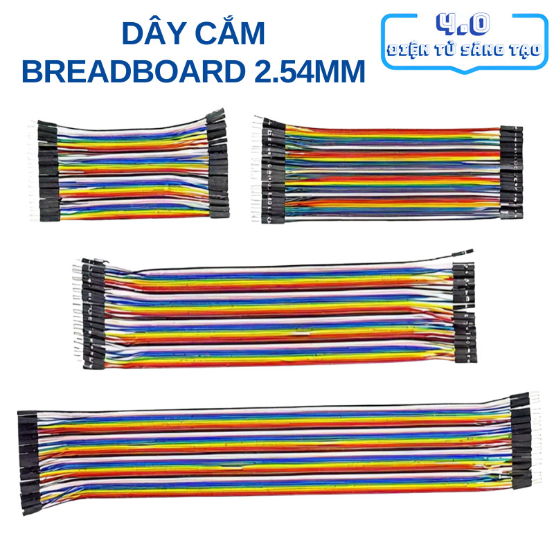 Dây bus 2.54 đủ màu 10 - 40cm ( 40 sợi 1 bus)