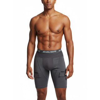 QUẦN BÓ CƠ LEGGING NAM BAUER PRO SHORT - SIZE S-L