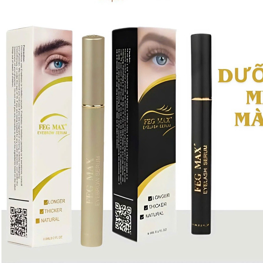 Dưỡng mi, mày feg max hỗ trợ dưỡng mi dài đen nháy 6ml
