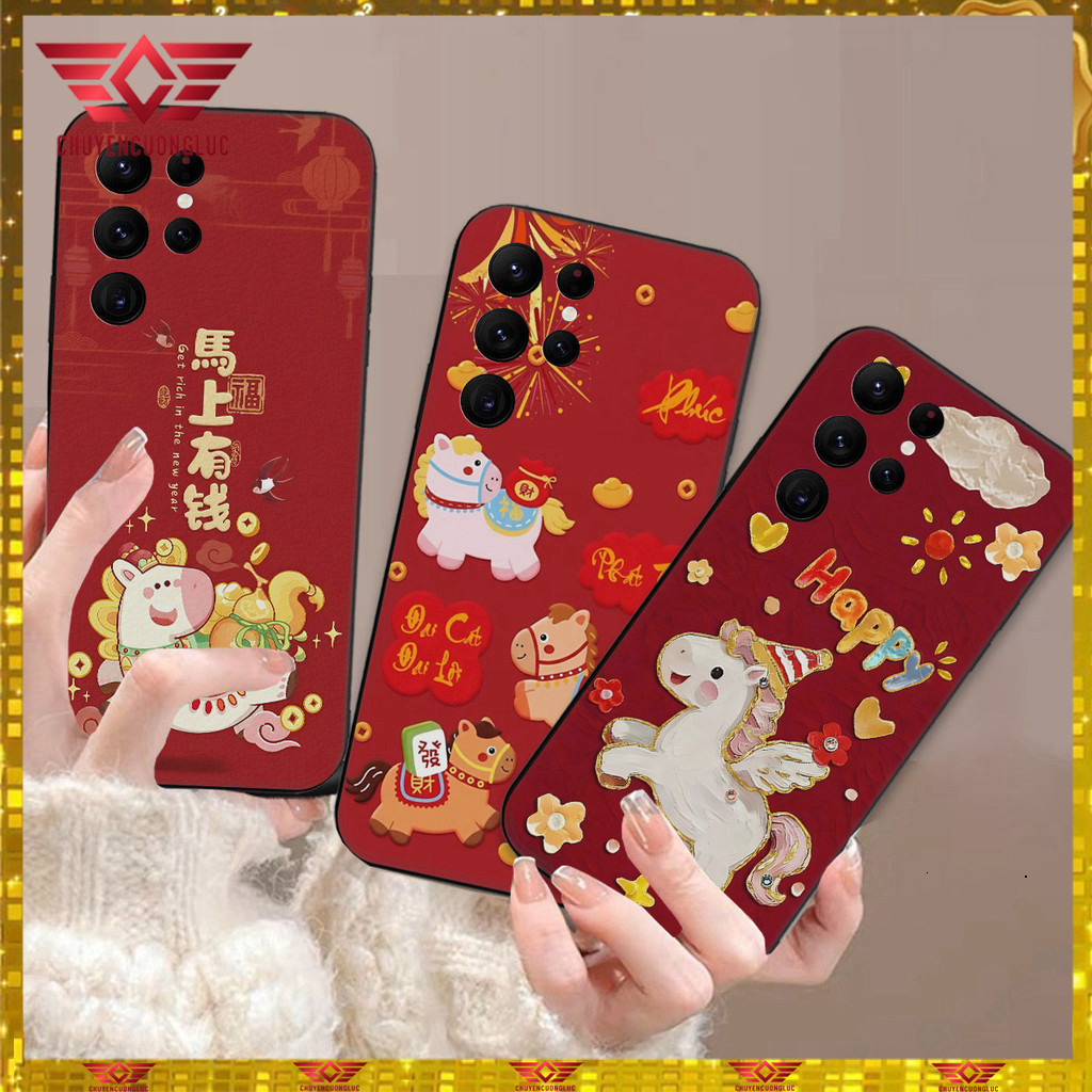 Ốp lưng Samsung S22 Ultra ốp lưng tết Bính Ngọ 2026