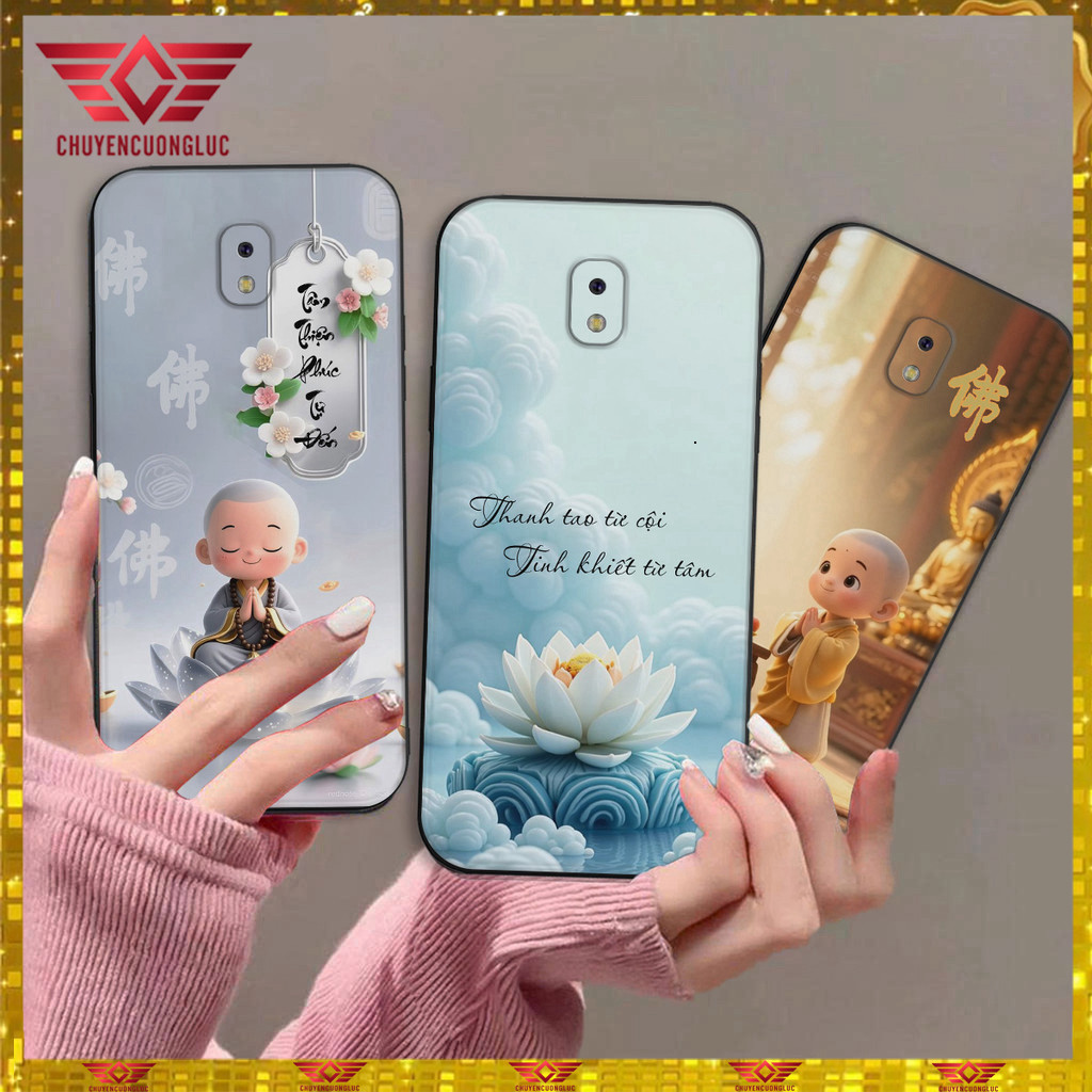 Ốp lưng Samsung J7 Pro / J7 Plus hoạ tiết thư pháp mẫu mới 2026