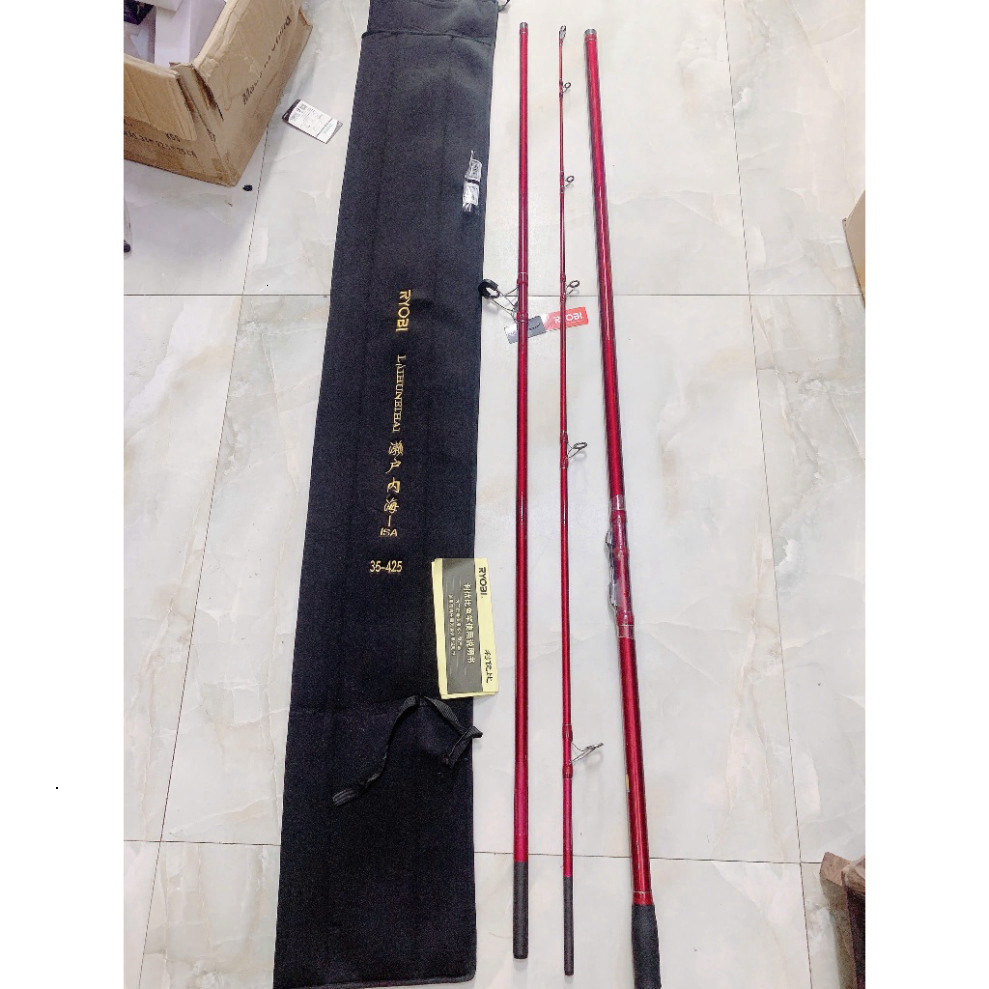 Cần câu lục 3 khúc dài 4m25 RYOBi pass thấp hàng loại 1 cần tải cá 1 đến 20kg thoải mãi y hình kiddz