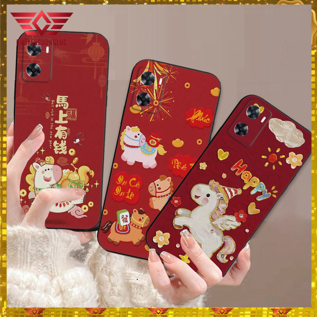 Ốp lưng Oppo A77s ốp lưng tết Bính Ngọ 2026