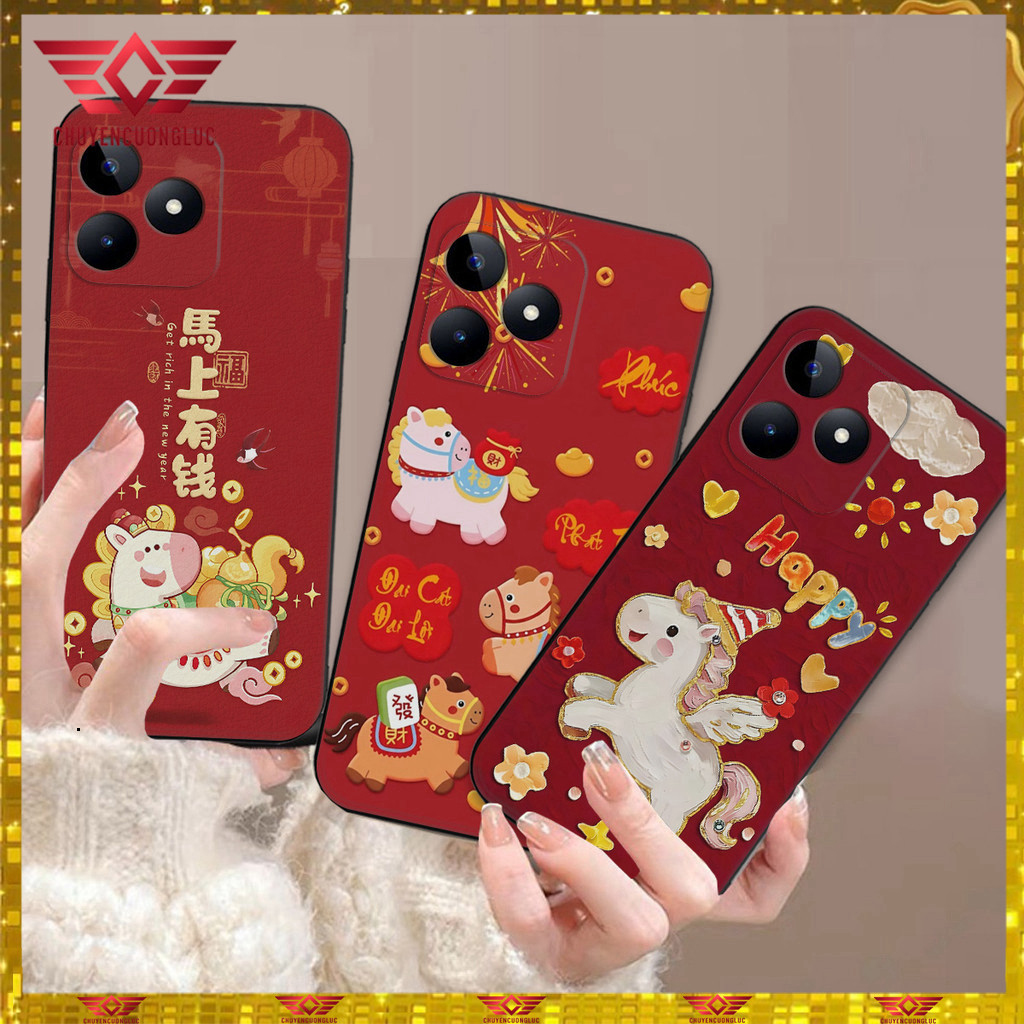 Ốp lưng Realme C65s / C63 / C61 ốp lưng tết Bính Ngọ 2026