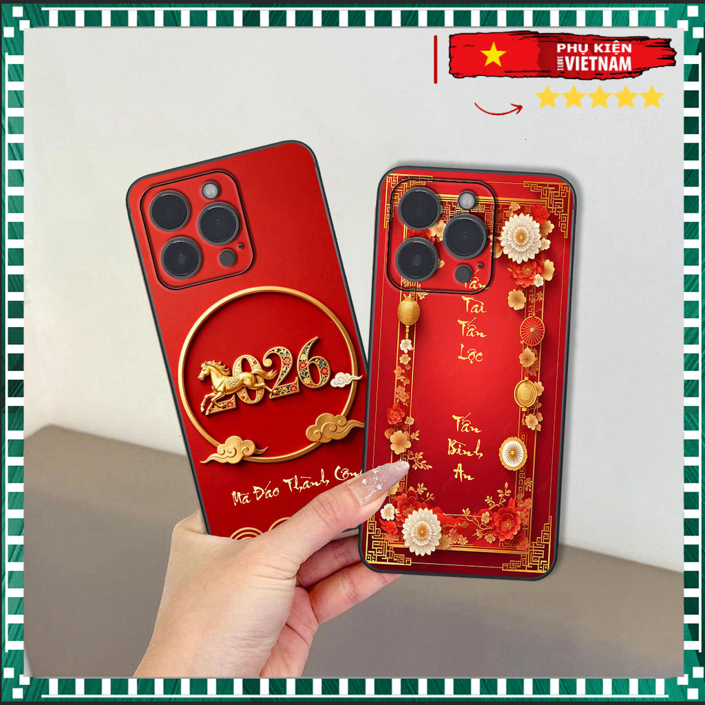 Ốp lưng iphone 11 / 11 PRO / 11 PRO MAX ốp lưng tết Bính Ngọ 2026
