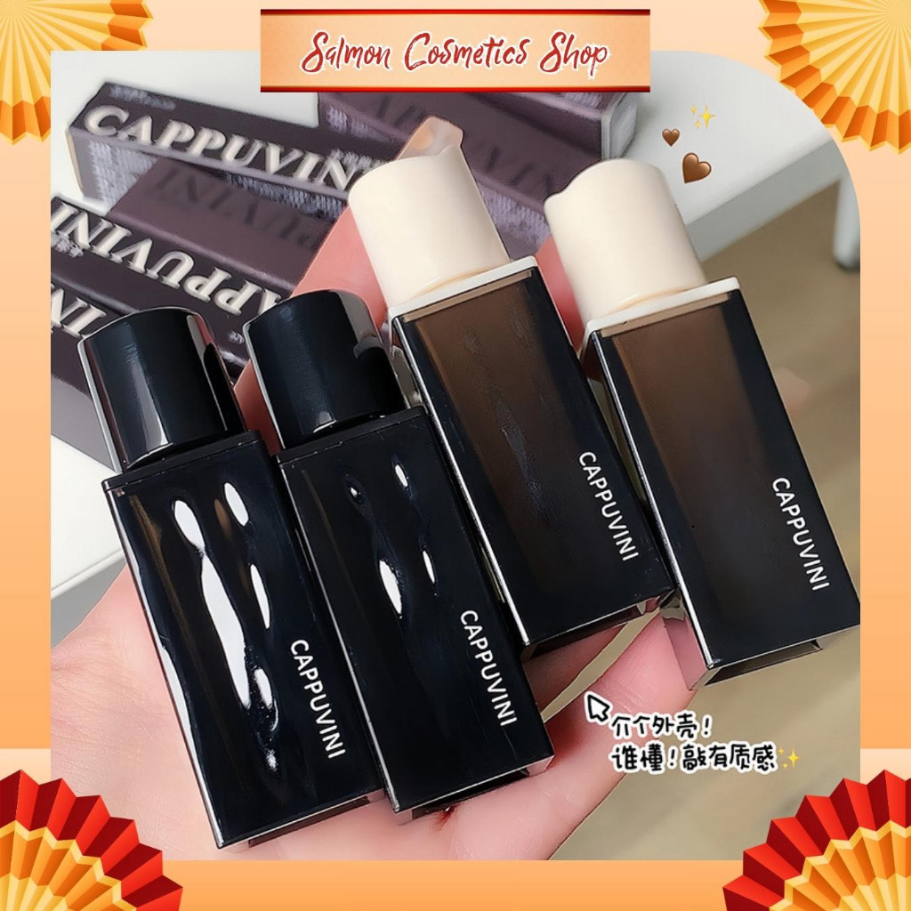 Son Kem Lì CAPPUVINI CP150 Aqua Amber Lip Glaze Hottrend, Bền Màu ,Hàng Nội Địa Trung - Salmon Shop