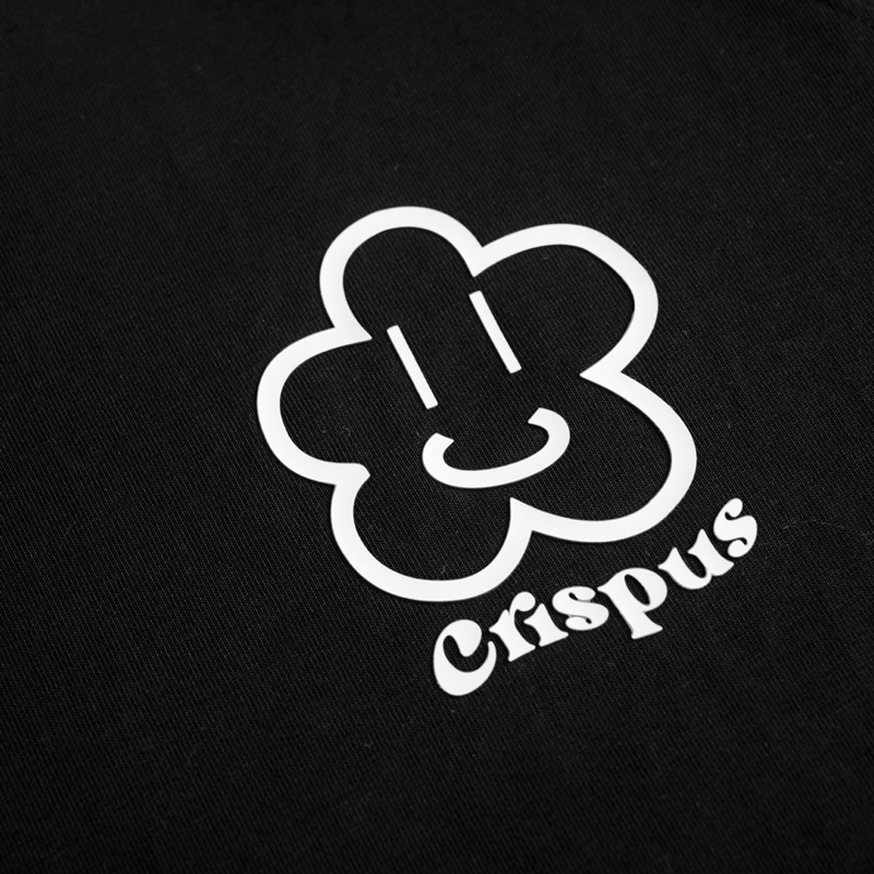 ÁO SMILEY FLOWER ĐEN