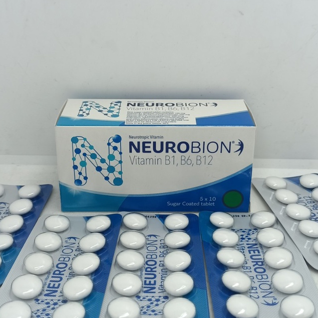 Neurobion Vitamin B1 - B6 - B12 - Hộp 5 vỉ x 10 viên