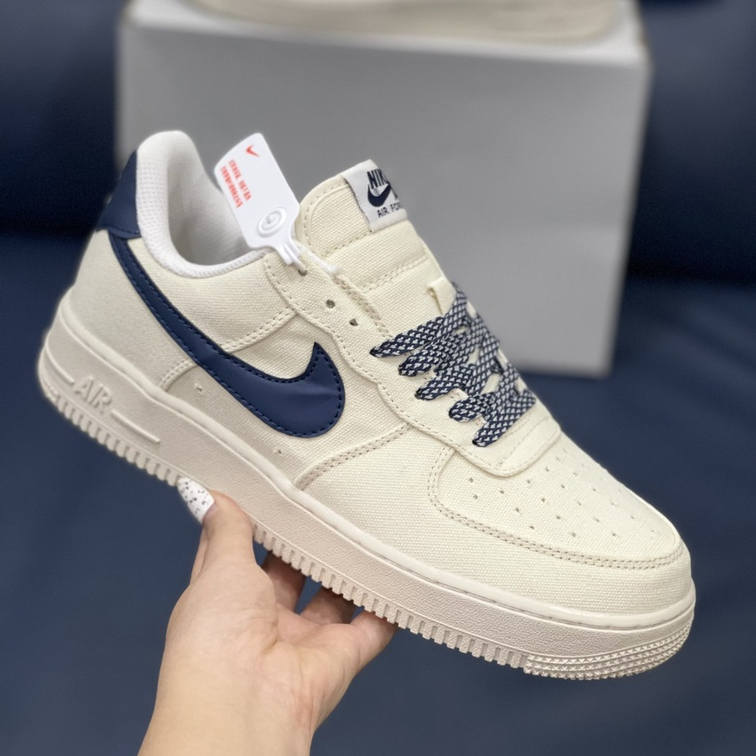 giày_nike canvas navy, giày thể thao_nike af1 canvas vệt xanh nay hàng cao cấp đầy đủ phụ kiện full size nam nữ.