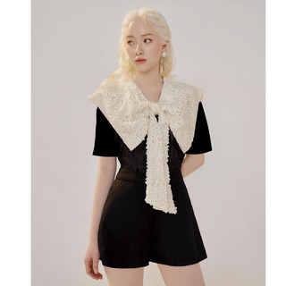 [ SALE SOCK ] Set áo + quần đùi / Váy liền babydoll dáng suông cổ nơ 2 màu váy bầu hàng thiết kế NHG BABY LY DRESS  🍓