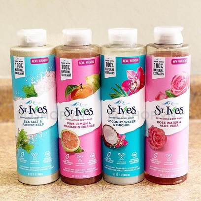 SỮA TẮM ST.IVES TẨY TẾ BÀO CHẾT 650ML