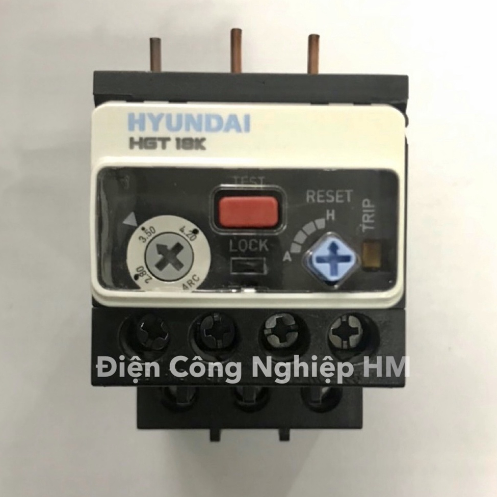 Relay Rơ Le Nhiệt Hyundai HGT18k Chính Hãng dùng cho khởi động từ dòng 9A-18A