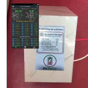PIN PI-TECH KLARA A2 60V 36AH, 72V 36AH