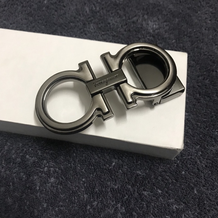 Mặt khoá thắt lưng không kèm dây chữ a kiểu bấm lỗ siêu đẹp dùng cho bản dây 3,2-3.3cm