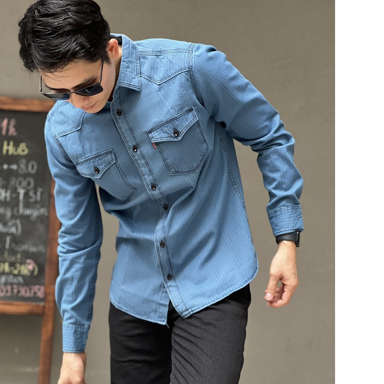 ÁO SƠ MI TAY DÀI DENIM LEVIS