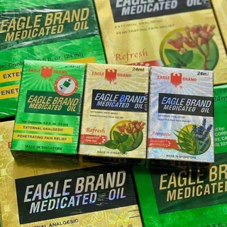 Dầu Gió Xanh Hiệu Con Ó Eagle Brand 24ml [Hàng Mỹ Bao Check] -tx