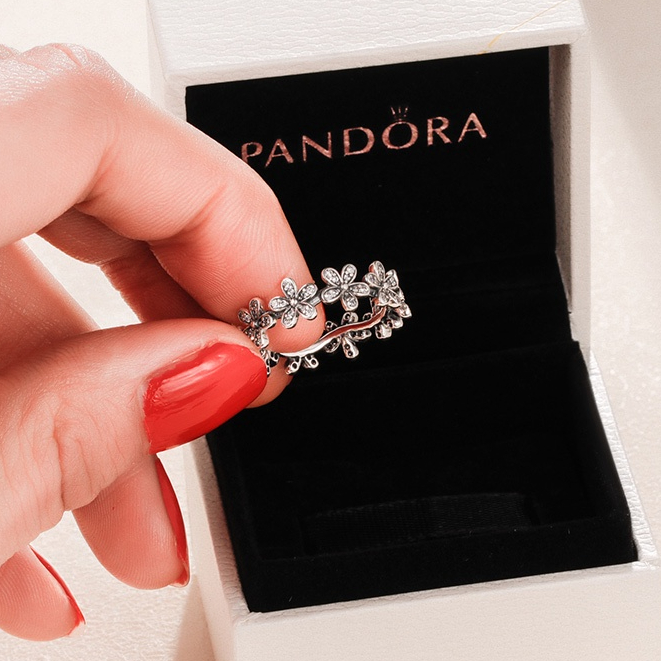 Nhẫn nữ Pandora Daisy Flower Sterling silver Ring