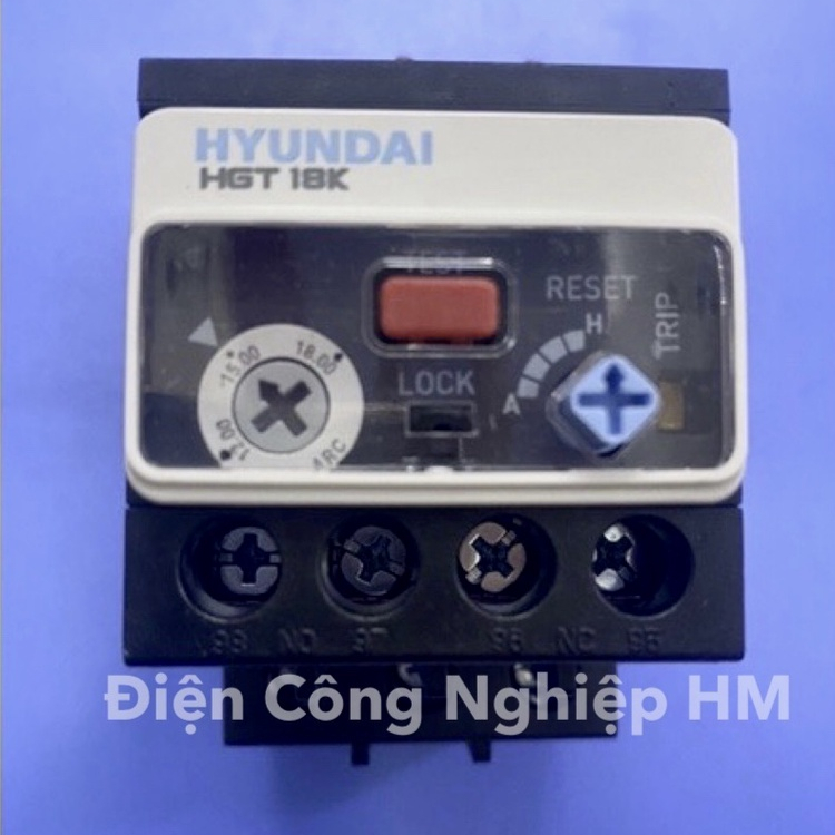 Relay Rơ Le Nhiệt Hyundai HGT18k Chính Hãng dùng cho khởi động từ dòng 9A-18A