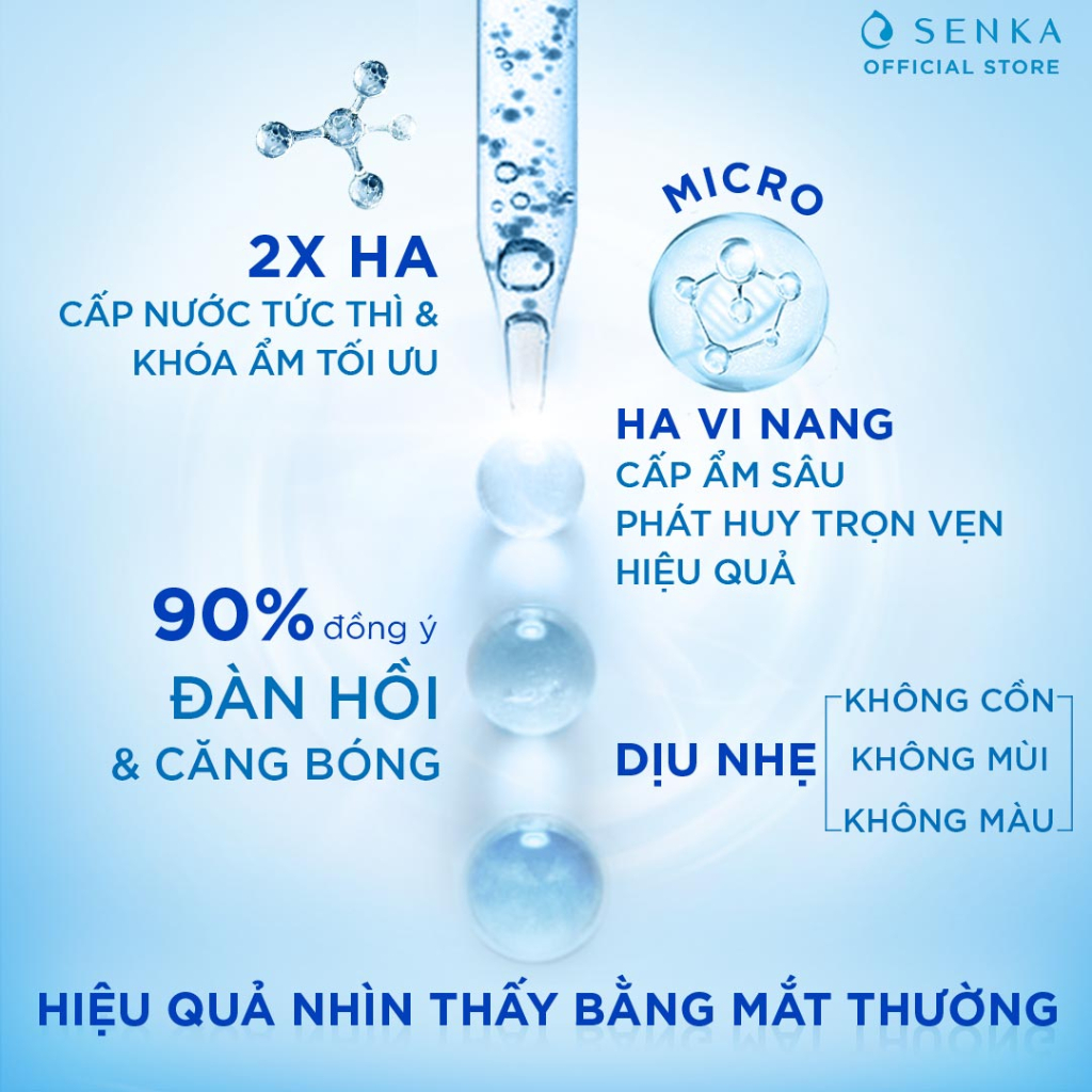 Serum dưỡng ẩm và chống lão hóa SENKA DEEP MOIST 3X HA SERUM 30ML