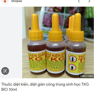 Thuốc trừ kiến gián sinh học tkg bio, diệt tận ổ 10ml