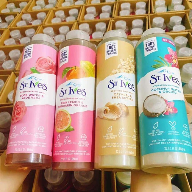 SỮA TẮM ST.IVES TẨY TẾ BÀO CHẾT 650ML