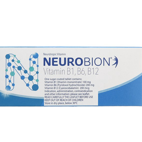 Neurobion Vitamin B1 - B6 - B12 - Hộp 5 vỉ x 10 viên