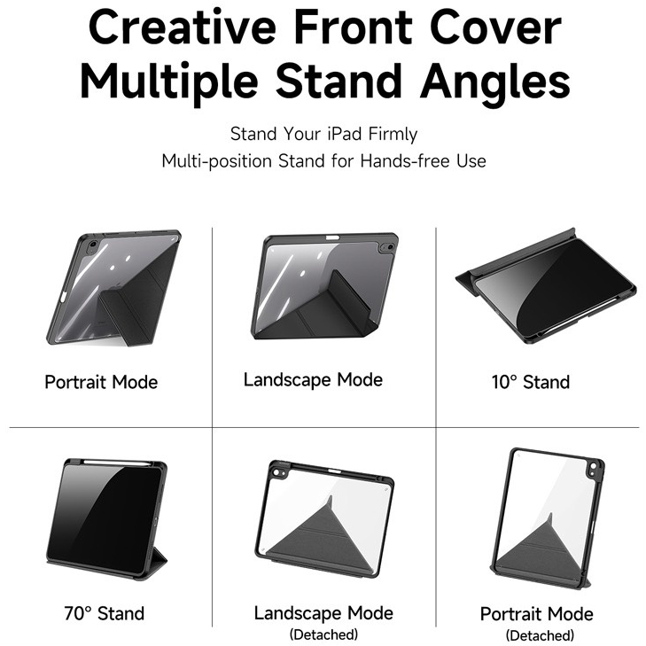 Bao da tháo rời DUX DUCIS MAGI cho  IPad Gen 9 / Gen 10 2022 / Pro 11 / 12.9 inch / Air 4 / 5 10.9 inch , có khe để bút