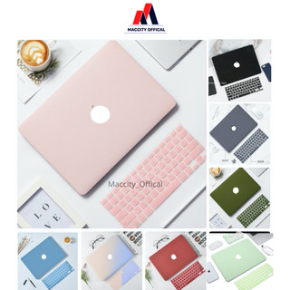 Combo case ốp macbook jquanmei kèm phủ phím chống trầy xước, va đập, bảo vệ macbook air, pro