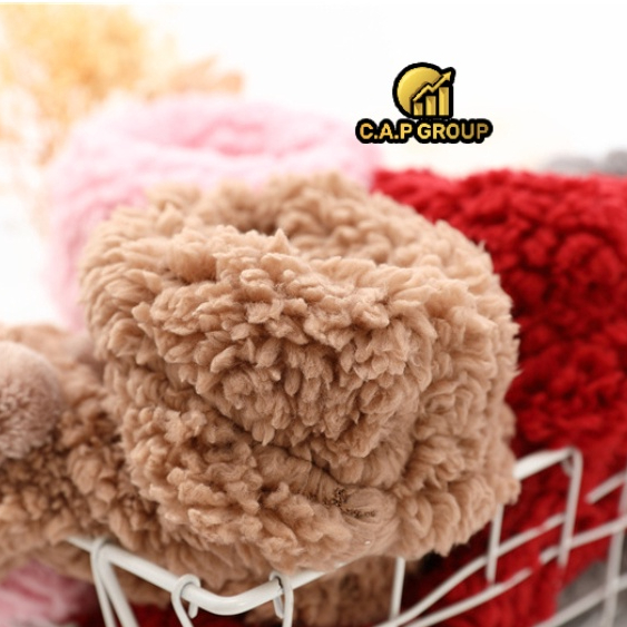 Tất vớ dày giữ ấm mùa Đông cho nữ và trẻ em hình Gấu dễ thương dễ thương