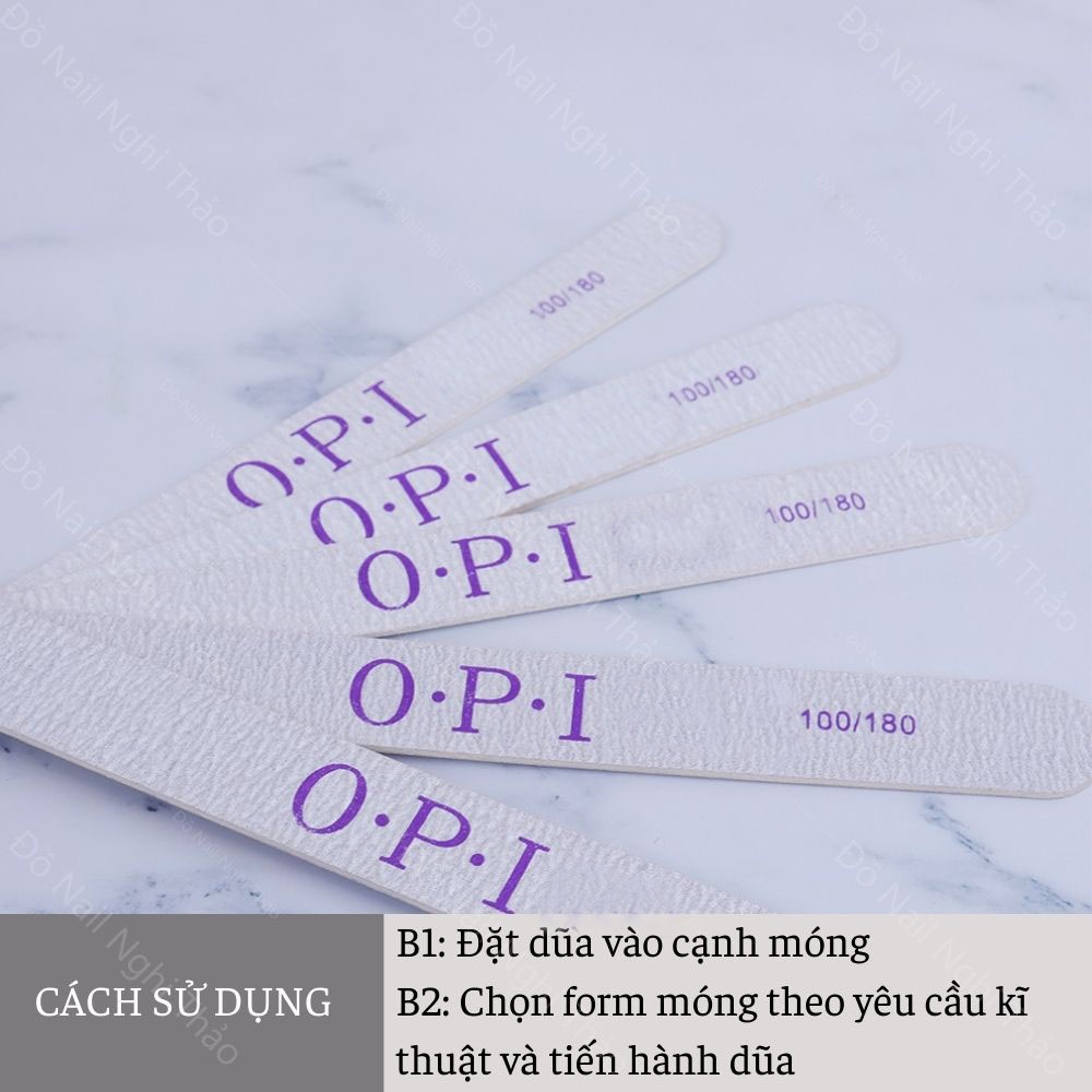 Dũa mỏng OPI - Dũa móng OPI loại đẹp chuyên dụng cho dân làm nail