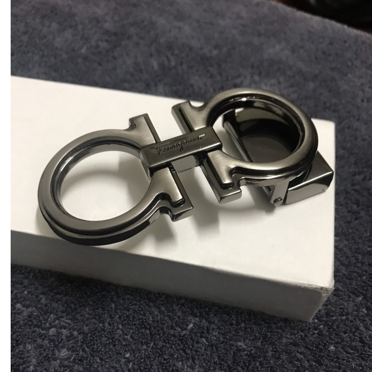 Mặt khoá thắt lưng không kèm dây chữ a kiểu bấm lỗ siêu đẹp dùng cho bản dây 3,2-3.3cm