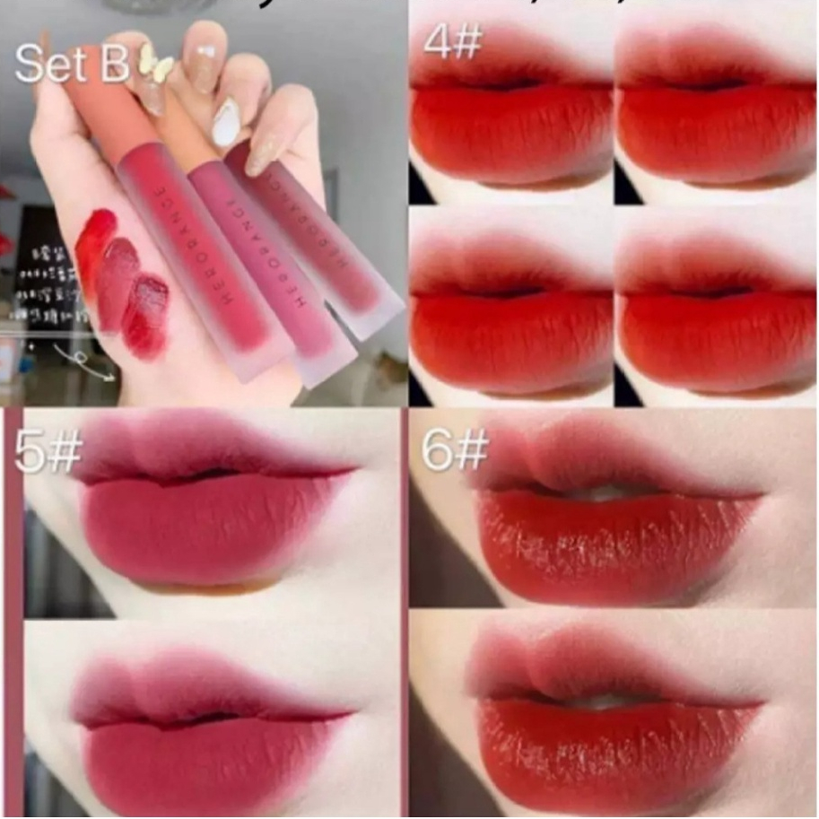 [ Lẻ 04,05,06] Son Kem Lì Herorange Fluffy Lip Glaze