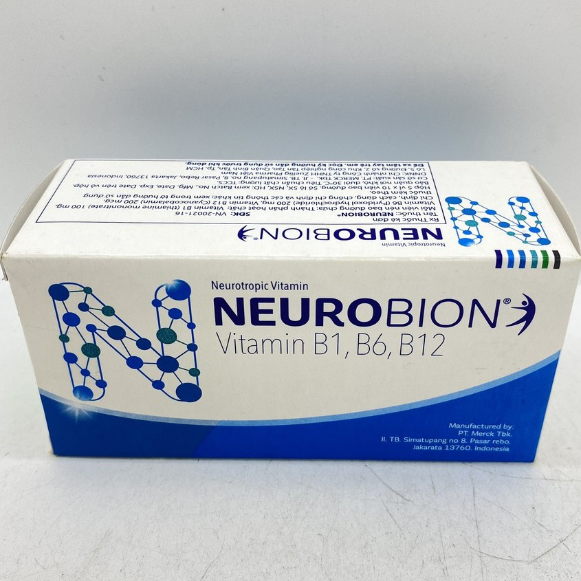 Neurobion Vitamin B1 - B6 - B12 - Hộp 5 vỉ x 10 viên