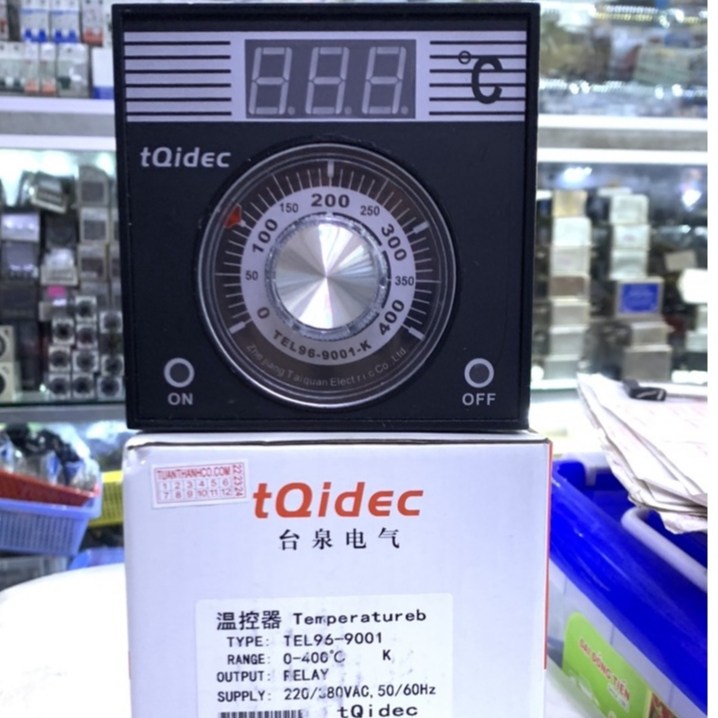 Đồng Hồ Điều Khiển Nhiệt Độ 380VAC TEL96-9001 - tQidec ( Đồng Hồ Trong Lò Bánh Mì) TEL969001