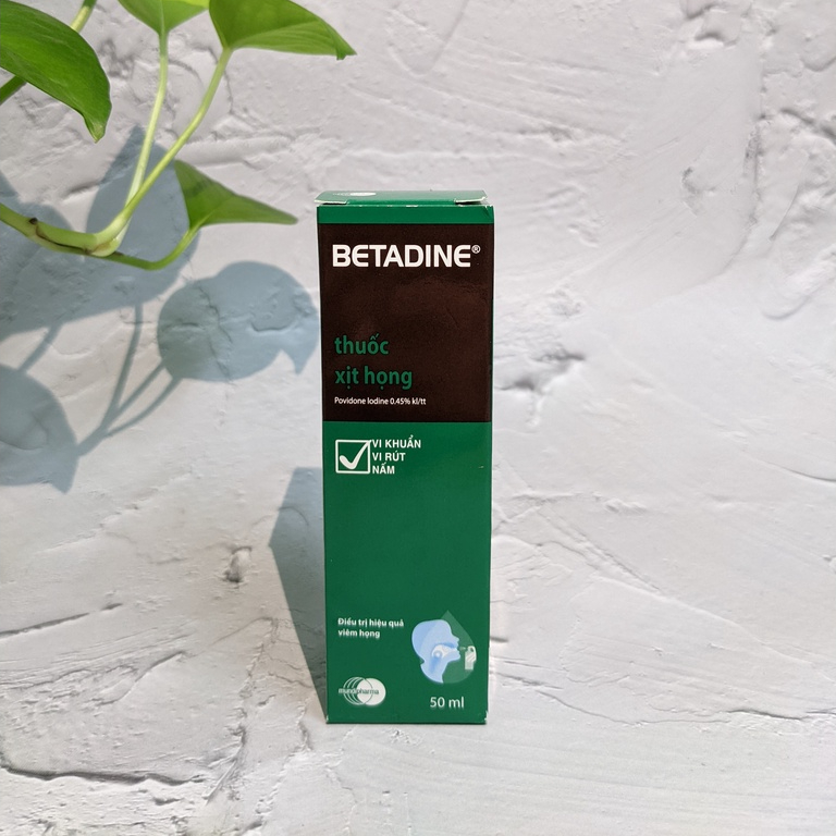 Dung Dịch Xịt Họng Betadine Throat Spray 50ml