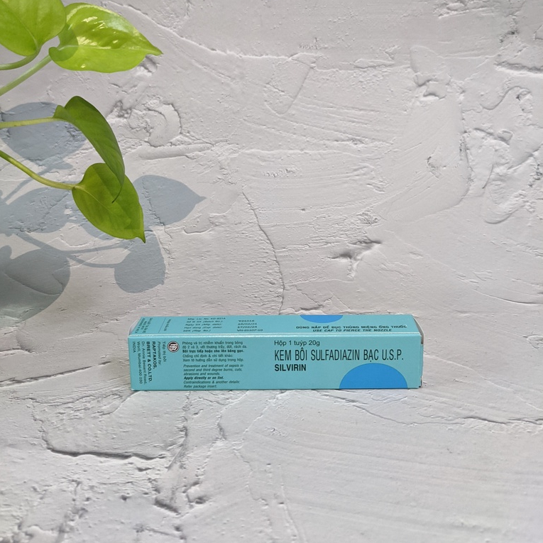 Kem Bôi Phỏng Silvirin 20g Phòng Ngừa Nhiễm Khuẩn Do Bỏng
