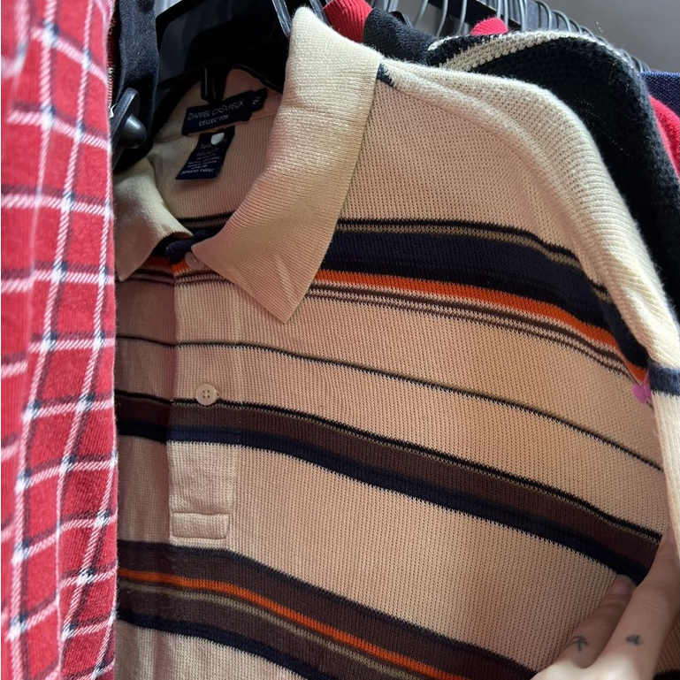 Áo Thun Cổ Polo Dài Tay , Áo 2hand secondhand Thu Đông Nam Nữ Unisex Nhiều Màu Form Đứng Loại 1 Mẫu 1