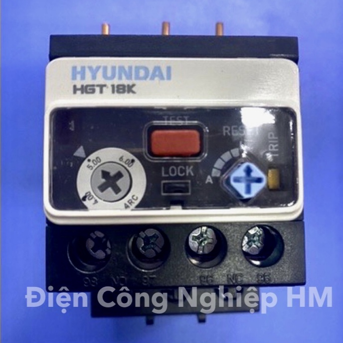 Relay Rơ Le Nhiệt Hyundai HGT18k Chính Hãng dùng cho khởi động từ dòng 9A-18A