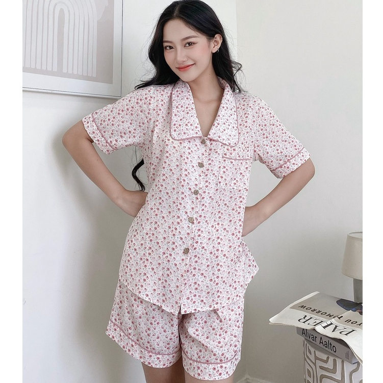 [O] VIBES Đồ bộ pijama ngắn Lily Py Set