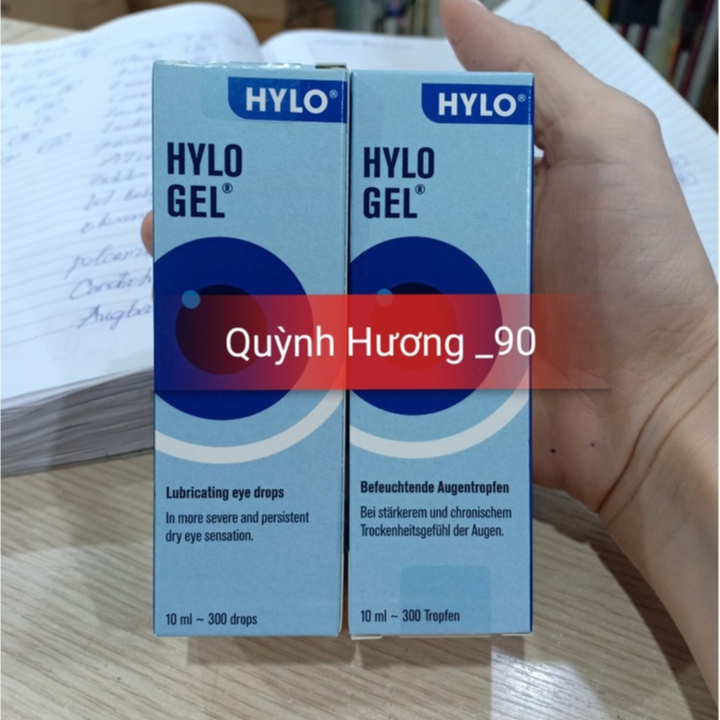 Dung dịch nhỏ mắt HYLO GEL 10ml giúp mắt bớt khô mỏi