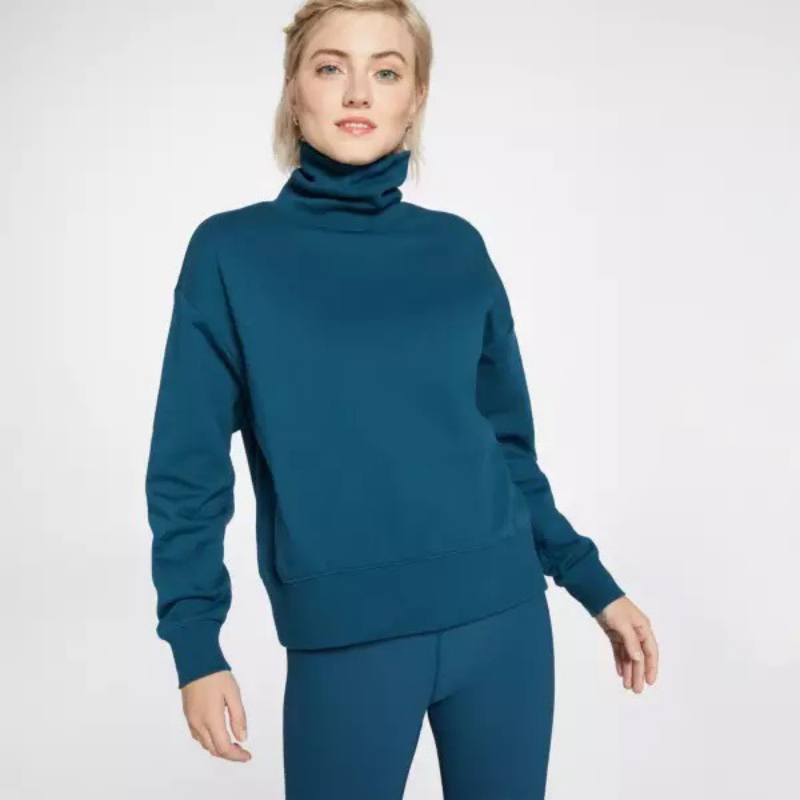 Áo nỉ bông nữ cổ lọ có bigsize Cali.a xuất xịn 0019 | BigBuy360 - bigbuy360.vn