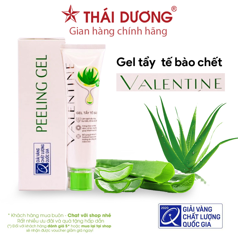 Gel tẩy tế bào chết Valentine 120g - Peeling Gel sản phẩm của Sao Thái Dương
