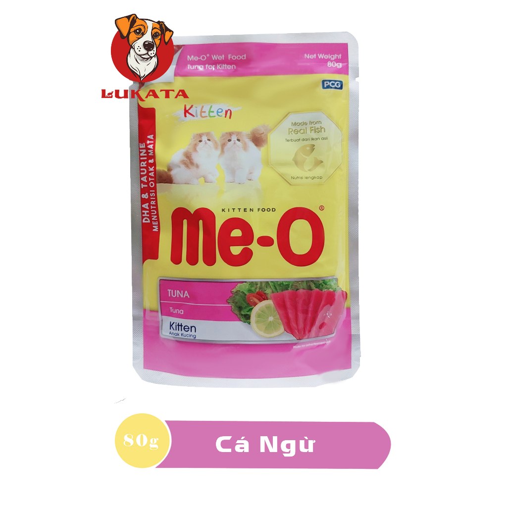 Pate Me-O Cho Mèo Con - Thức Ăn Dinh Dưỡng Cho Mèo - Pate Mèo - LUKATA