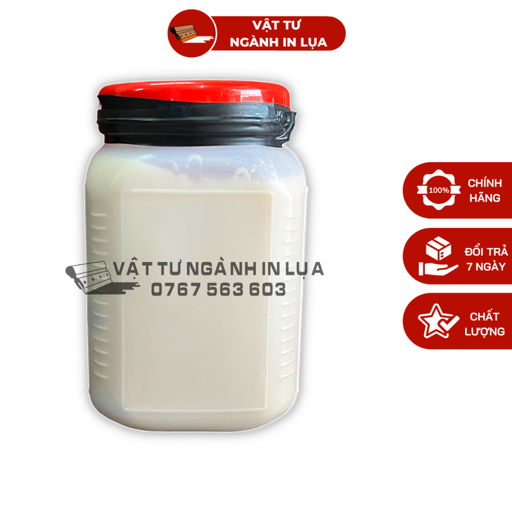 Kem pha loãng mực in lụa trên giấy, thùng giấy carton, thiệp cưới, giấy kraft
