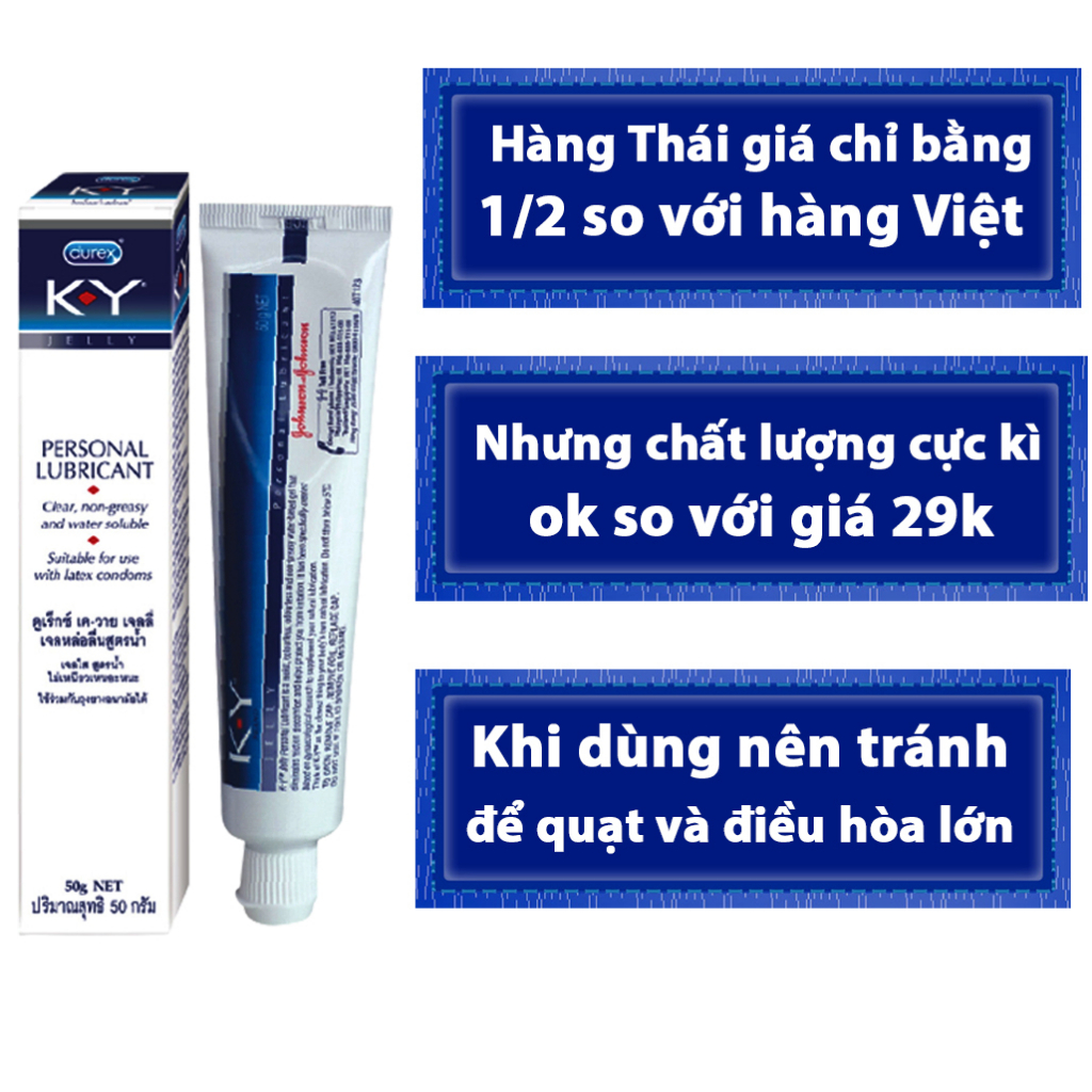 Gel bôi trơn Durex Ky Thái lan, gel bôi trơn tình dục tăng khoái cảm kéo dài thời gian