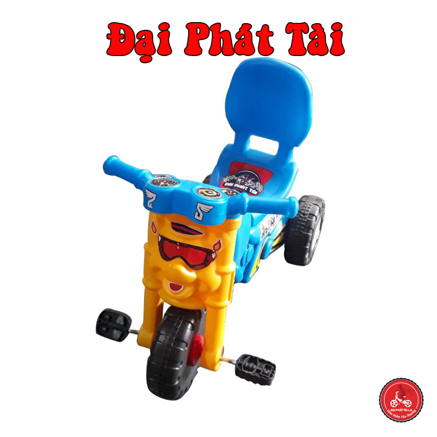 Xe đạp 3 bánh moto thổi - Đại Phát Tài - nhựa thổi- dành cho trẻ từ 3 đến 5 tuổi - 5411MTT