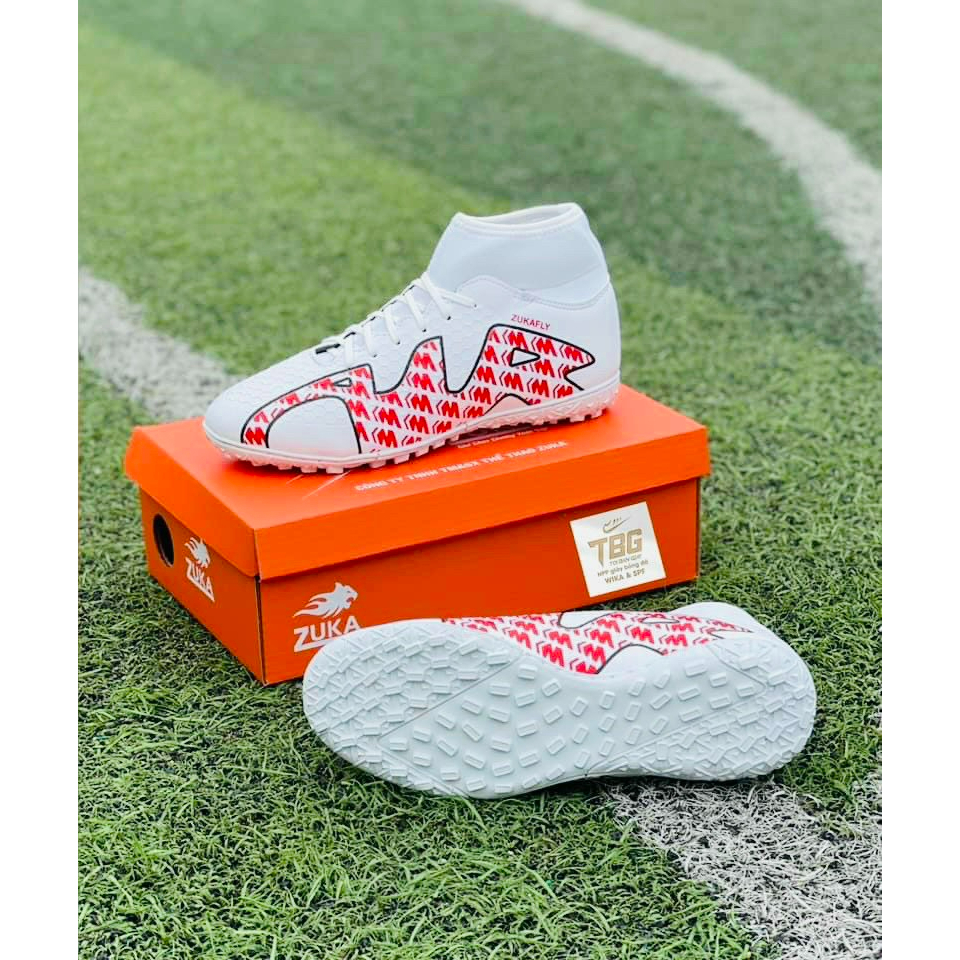 Giày thể thao bóng đá Zuka Fly cao cổ đế cao su chống trơn trượt
